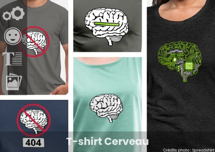 Votre t-shirt cerveau unique et personnel en quelques étapes simples : modèles et suggestions.